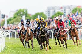 Horses at full gallop